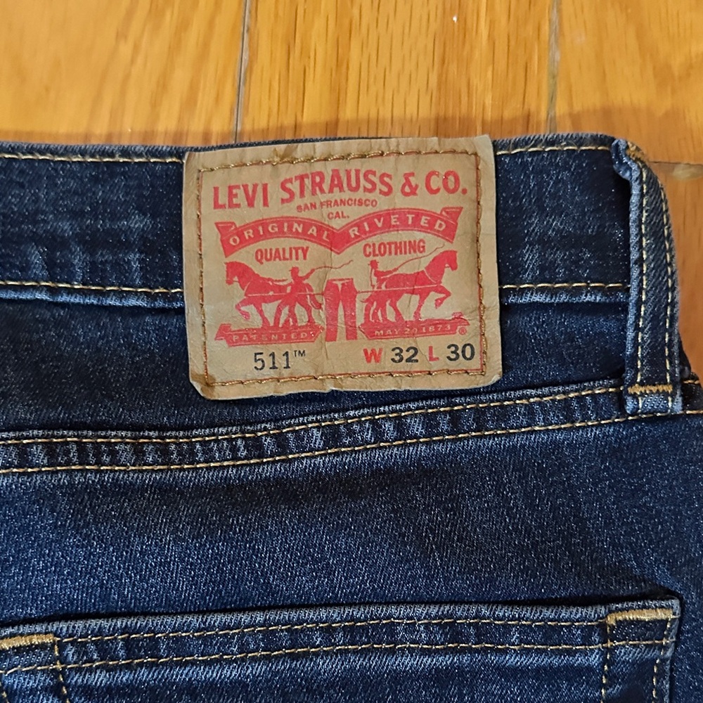 Levi's Slim Straight Jeans - Dark Blue